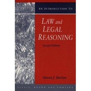 An Introduction to the Law and Legal Reasoning by Burton, Steven J. | Paperback | Jurisprudence & Philosophy Of Law