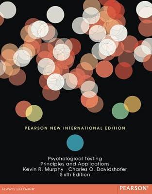 Psychological Testing: Pearson New International Edition by Davidshofer, Charles; Murphy, Kevin | Paperback | Abnormal Psychology
