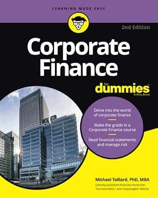 Corporate Finance for Dummies by Taillard, Michael, Ph.D. | Paperback | Business & Economics