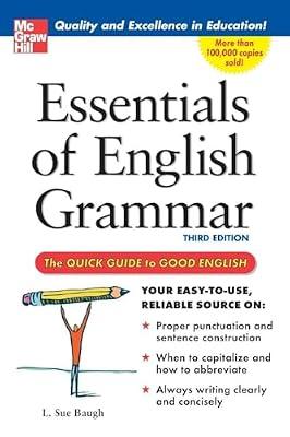 Essentials of English Grammar: A Newbery Honor Award Winner by Baugh, L. Sue | Paperback | Language Arts & Disciplines