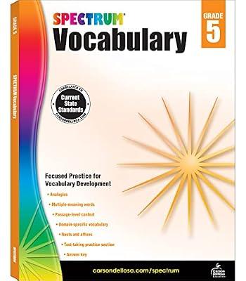 Spectrum Vocabulary, Grade 5 by Spectrum | Paperback | Juvenile Nonfiction