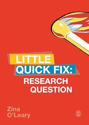 Little Quick Fix Research Question by O'Leary, Zina | Paperback | Social Science