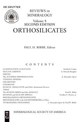 Orthosilicates: 5 (Reviews in Mineralogy & Geochemistry, 5) | Perfect | Science