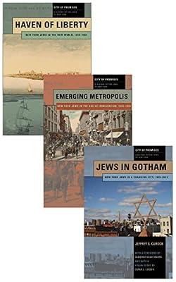 City of Promises: A History of the Jews of New York: A History of the Jews of New York, 3-Volume Box Set by Rock, Howard B.; Gurock, Jeffrey S.; Soyer, Daniel; Polland, Annie | Hardcover | History Of The Americas