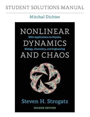 Student Solutions Manual for Nonlinear Dynamics and Chaos by Dichter, Mitchal | Paperback | Mathematics
