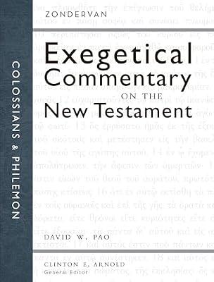 Colossians and Philemon by Pao, David W. | Hardcover | Religion