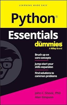 Python Essentials for Dummies by Shovic, John C., Ph.D.; Simpson, Alan | Paperback | Computers