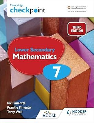 Checkpoint Lower Secondary Mathematics Student's Book 7, 3/e by Pimentel, Frankie | Paperback | Mathematics