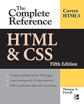 HTML & CSS: The Complete Reference, Fifth Edition (Complete Reference Series) by Powell, Thomas | Paperback | Computers