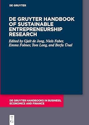 De Gruyter Handbook of Sustainable Entrepreneurship Research (De Gruyter Handbooks in Business, Economics and Finance) | Hardcover | Entrepreneurship