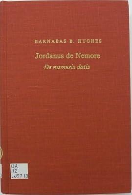 Hughes: Jordanus De Nemore by Hughes | Hardcover | Mathematics