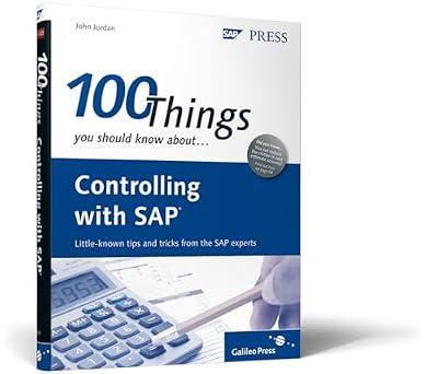 Controlling with SAP: 100 Things You Should Know About... by Jordan, John | Hardcover | Sap (Systems