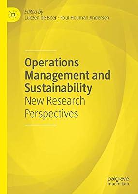 Operations Management and Sustainability: New Research Perspectives | Hardcover | Production & Quality Control Management