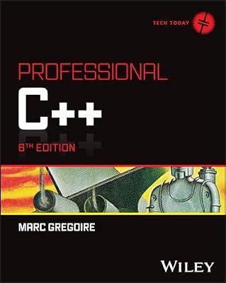 Professional C++ (Tech Today, 6) by Gregoire, Marc | Paperback | Computers