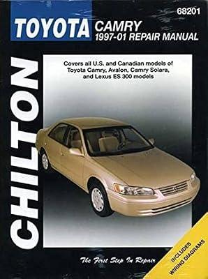Chilton's Toyota Camry 1997-01 Repair Manual (Chilton's Total Car Care Repair Manual) | Paperback | Automotive (Motor Mechanic) Skills