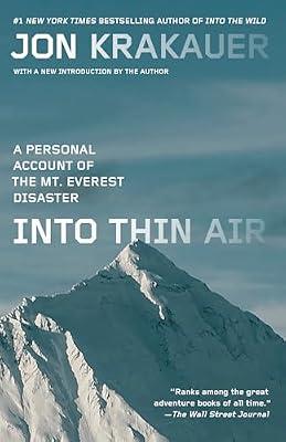 INTO THIN AIR: A Personal Account of the Mt. Everest Disaster by Krakauer, Jon | Paperback | Sports & Recreation