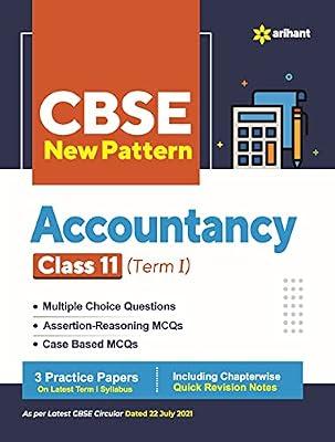 CBSE New Pattern Accountancy Class 11 for 2021-22 Exam (MCQs based book for Term 1) (Old Edition) by Harbinder Kaur | Paperback | Cbse