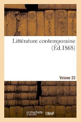 Littérature Contemporaine. Volume 23 (Litterature) by Sans Auteur | Paperback | Modern & Contemporary Fiction (Post C 1945)