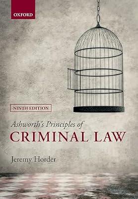 Ashworth's Principles of Criminal Law by Horder, Jeremy | Paperback | Law