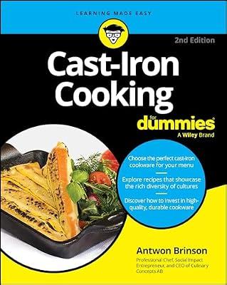 Cast-Iron Cooking for Dummies by Brinson, Antwon | Paperback | Cooking