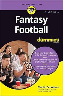 Fantasy Football For Dummies, 2nd Edition by Schulman, Martin | Paperback | Games & Activities