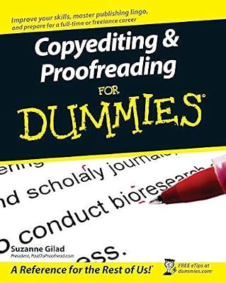 Copyediting and Proofreading For Dummies: From Bench to Clinic by Gilad, Suzanne | Paperback | Business & Economics
