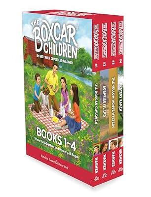 The Boxcar Children Mysteries Boxed Set 1-4: The Boxcar Children; Surprise Island; The Yellow House; Mystery Ranch by Warner, Gertrude Chandler | Paperback | Juvenile Fiction
