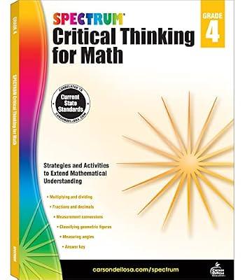 Spectrum Critical Thinking for Math, Grade 4 by Spectrum | Paperback | Juvenile Nonfiction