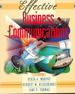 Effective Business Communications by Hilderbrandt, Herbert W.; Thomas, Jane P.; Murphy, Herta A. | Paperback | Business Communication & Presentation