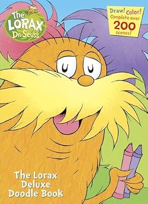 The Lorax Deluxe Doodle Book by Golden Books Publishing Company | Paperback | Fiction