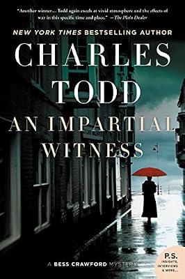 An Impartial Witness: A Bess Crawford Mystery: 2 by Todd, Charles | Paperback | Fiction