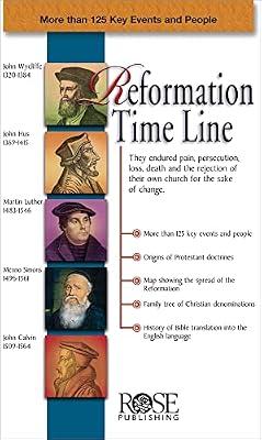 Reformation Time Line by Rose Publishing | Pamphlet | Religion