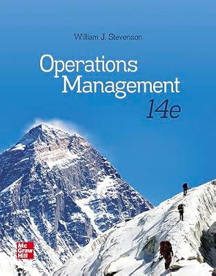 Operations Management (IRWIN OPERATIONS/DEC SCIENCES) by Stevenson, William J | Hardcover | Business & Economics