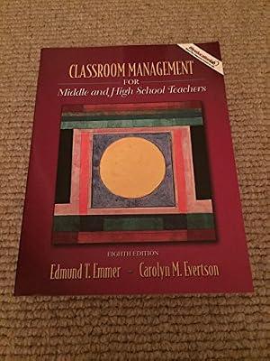 Classroom Management for Middle and High School Teachers by Emmer, Edmund T.; Evertson, Carolyn M. | Paperback | Teaching Skills & Techniques