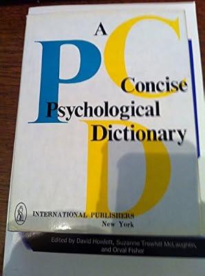 A Concise Psychological Dictionary by Petrovsky, A. V. | Hardcover | Psychology