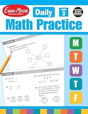 Daily Math Practice, Grade 3 by Evan-Moor Corporation | Paperback | Juvenile Nonfiction