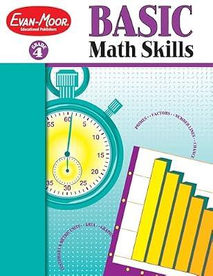 Basic Math Skills Grade 4 by Evan-Moor Corporation | Paperback | Juvenile Nonfiction