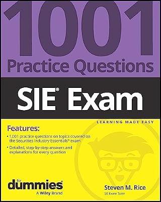 Sie Exam for Dummies: 1001 Practice Questions by Rice, Steven M. | Paperback | Study Aids