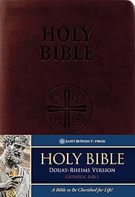 Holy Bible: Douay Rheims Version, Burgundy, Premium Ultrasoft by (D-R) | Imitation_Leather | Bibles