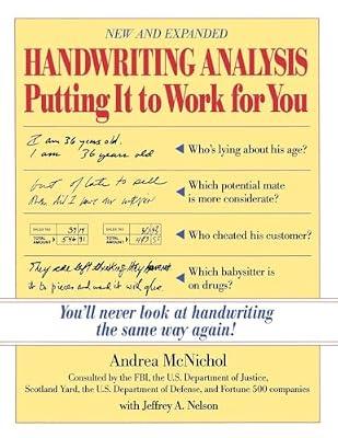 HANDWRITING ANALYSIS by McNichol, Andrea; Nelson, Jeffrey A. | Paperback | Language Arts & Disciplines