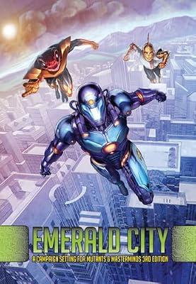 Mutants & Masterminds RPG: Emerald City Campaign Setting (Mutants and Masterminds) by McGlothlin, Christopher; Sullivan, Aaron; Kenson, Steve; Bulmer, Darren | Hardcover | Games & Activities