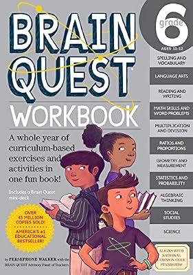 Brain Quest Workbook: 6th Grade by Walker, Persephone | Paperback | Juvenile Nonfiction