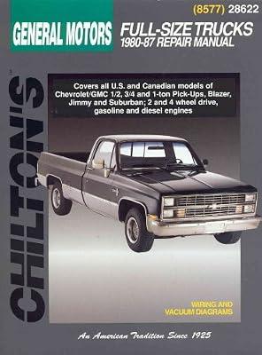 Chevrolet Pick-Ups (80 - 87) (Chilton) (Chilton's Total Car Care Repair Manual) by Haynes Publishing | Paperback | Vehicle Maintenance & Manuals