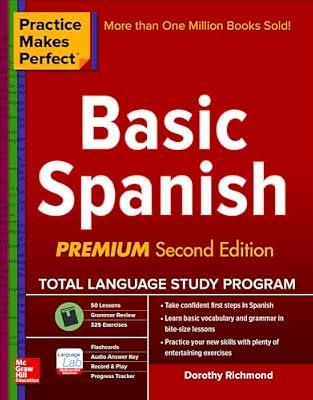 Basic Spanish (Practice Makes Perfect) by Richmond, Dorothy | Paperback | Language Teaching & Learning Material & Coursework