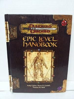Epic Level Handbook: Dungeons & Dragons Rulebook (D&D Rules Expansion) by Reid, Thomas M.; Cordell, Bruce R.; Collins, Andy | Hardcover | Role-Playing