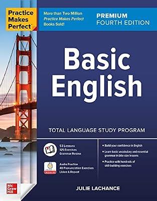 Practice Makes Perfect Basic English by Lachance, Julie | Paperback | Foreign Language Study
