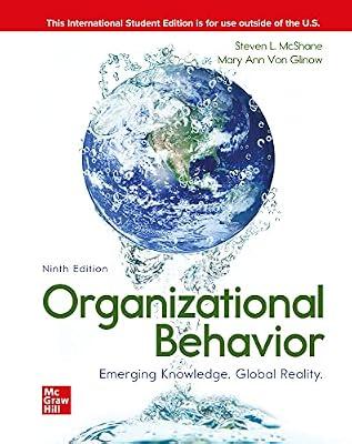 ISE Organizational Behavior by Von Glinow, Mary Ann; McShane, Steven | Paperback | Business & Economics