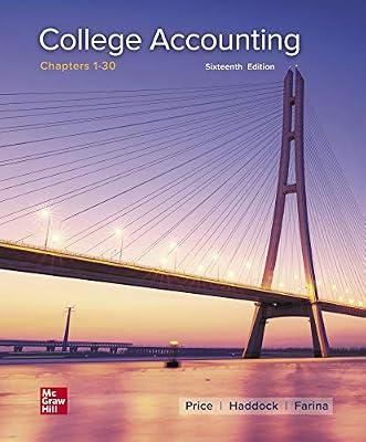 College Accounting Chapters 1-30 by Farina, Michael; Haddock, M. David; Price, John | Hardcover | Business & Economics