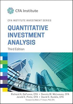 Quantitative Investment Analysis (Cfa Institute Investment) by Pinto, Jerald E.; Runkle, David E.; McLeavey, Dennis W.; Defusco, Richard A. | Hardcover | Business & Economics