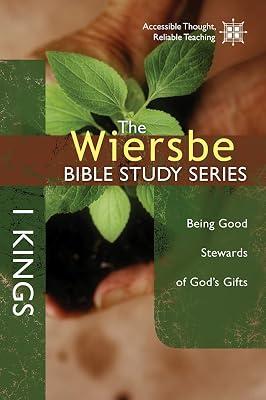 1 Kings: Being Good Stewards of God's Gifts (Wiersbe Bible Study) by Wiersbe, Warren W. | Paperback | Religion 2